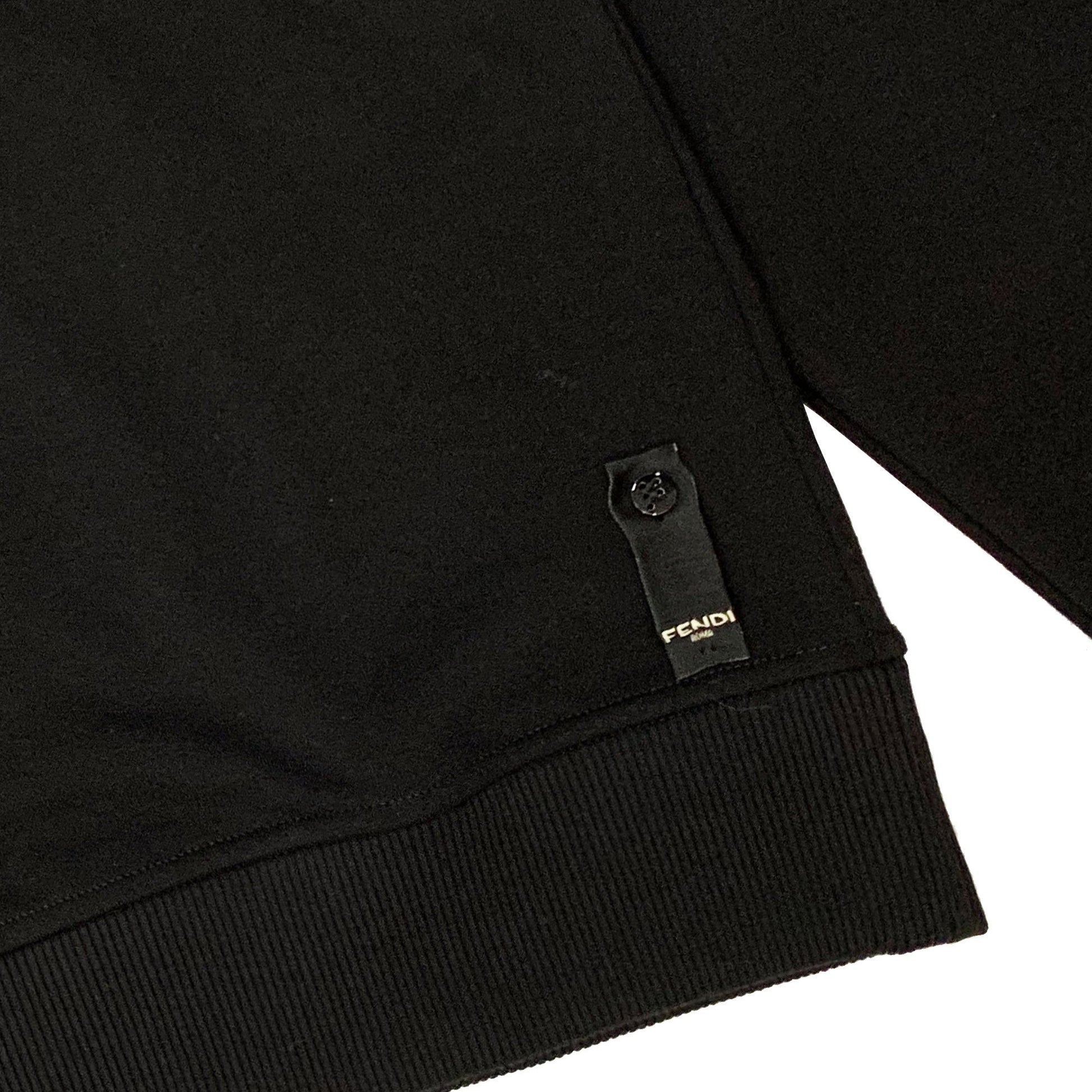 Fendi Flocked Logo Sweatshirt | Designer code: FY0178AL6P | Luxury Fashion Eshop | Lamode.com.hk