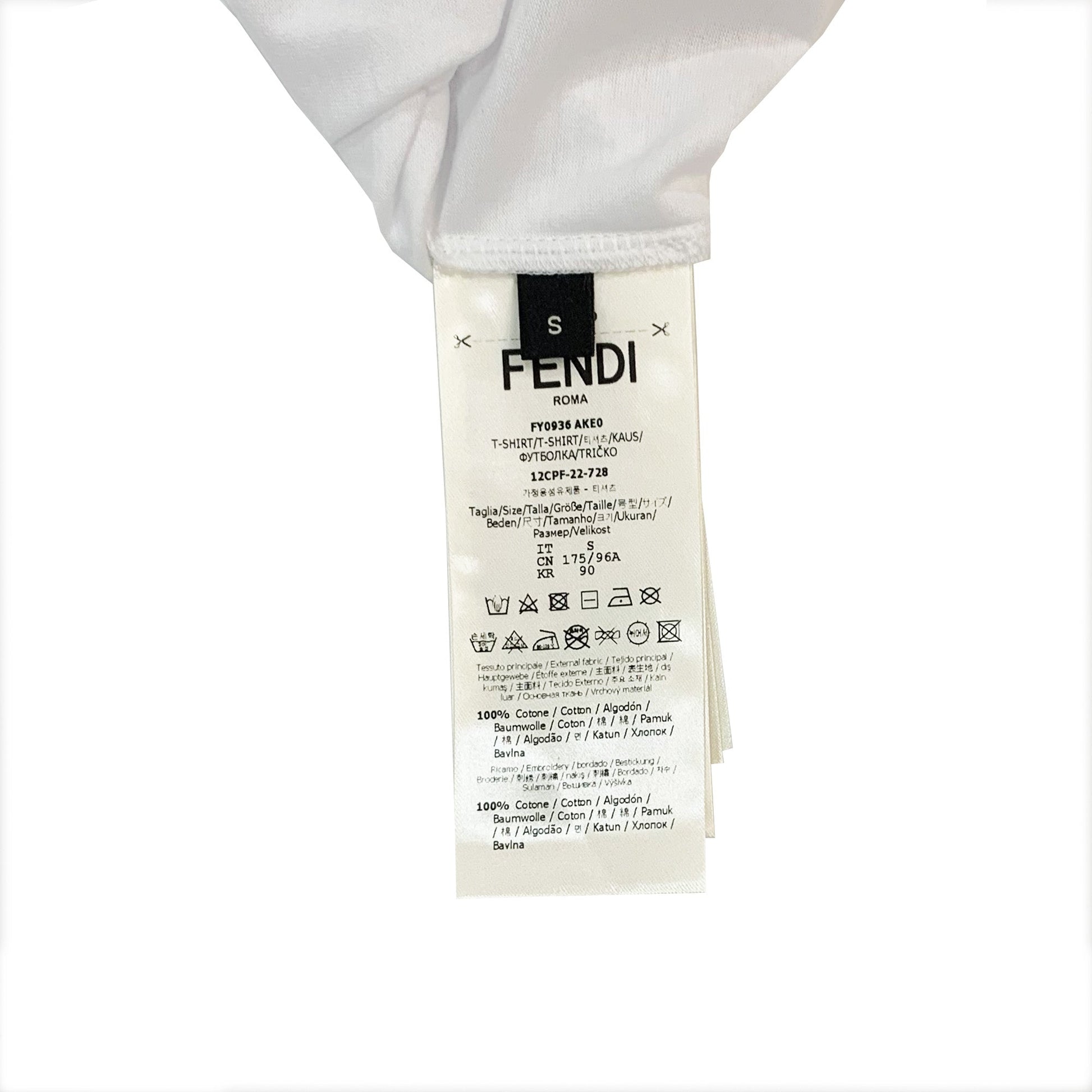 Fendi FF Logo T-shirt | Designer code: FY0936AKE0 | Luxury Fashion Eshop | Lamode.com.hk