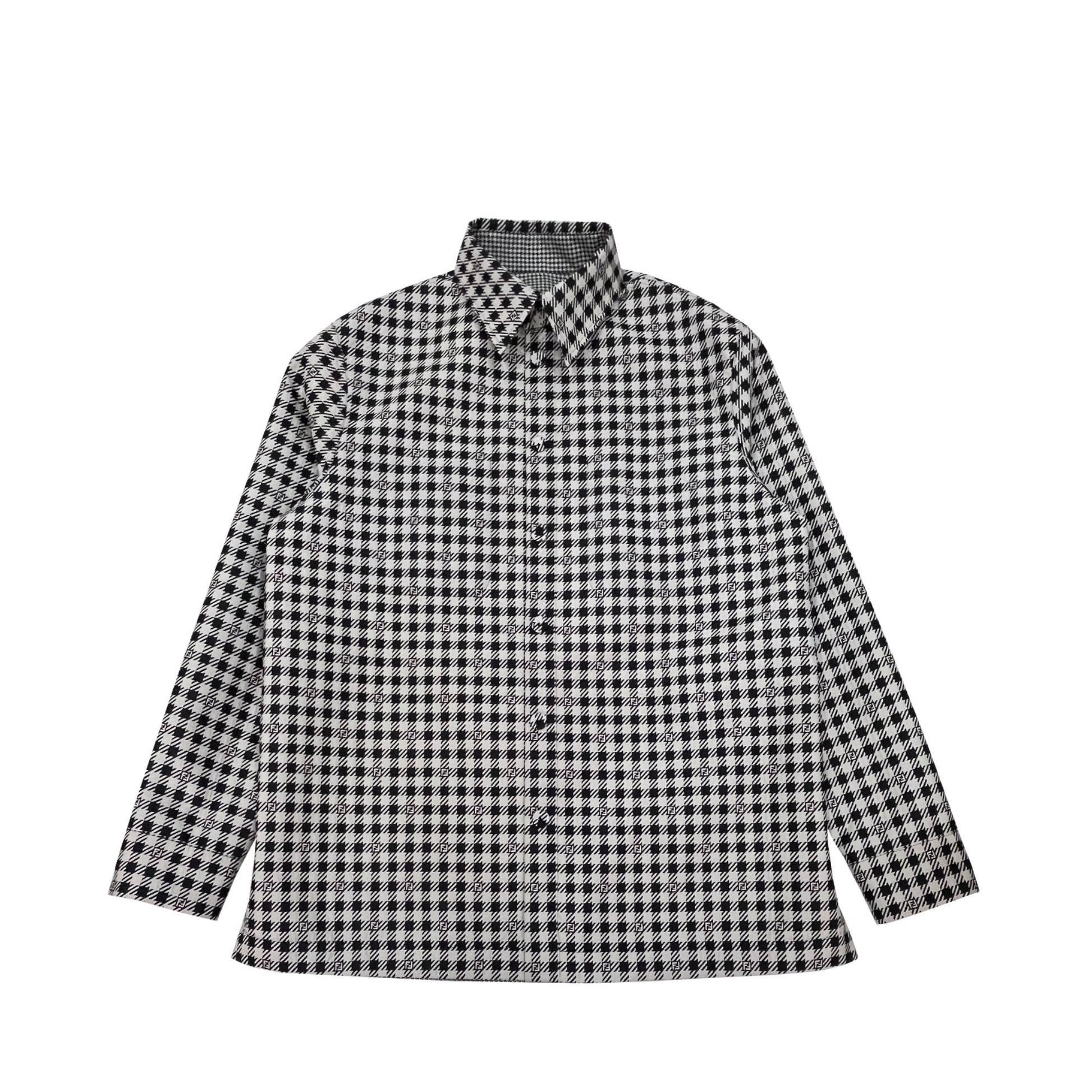 Fendi Reversible Check Shirt Jacket | Designer code: FW1077AL60 | Luxury Fashion Eshop | Lamode.com.hk