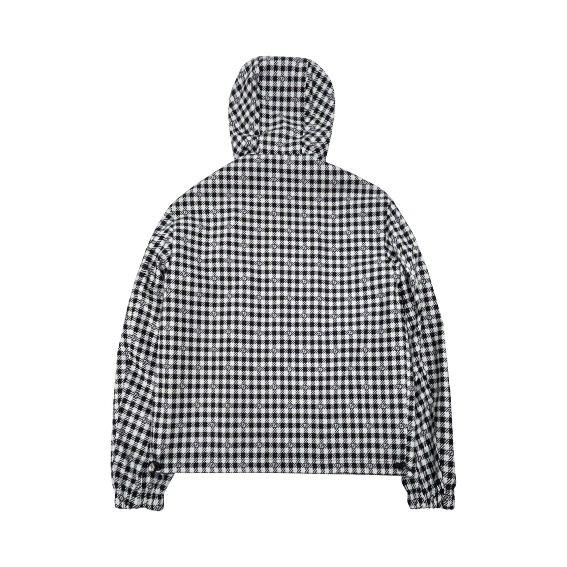 Fendi Logo And Check Print Jacket | Designer code: FAA865AL43 | Luxury Fashion Eshop | Lamode.com.hk