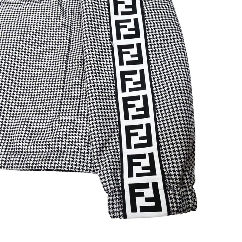 Fendi Logo And Check Print Jacket | Designer code: FAA865AL43 | Luxury Fashion Eshop | Lamode.com.hk