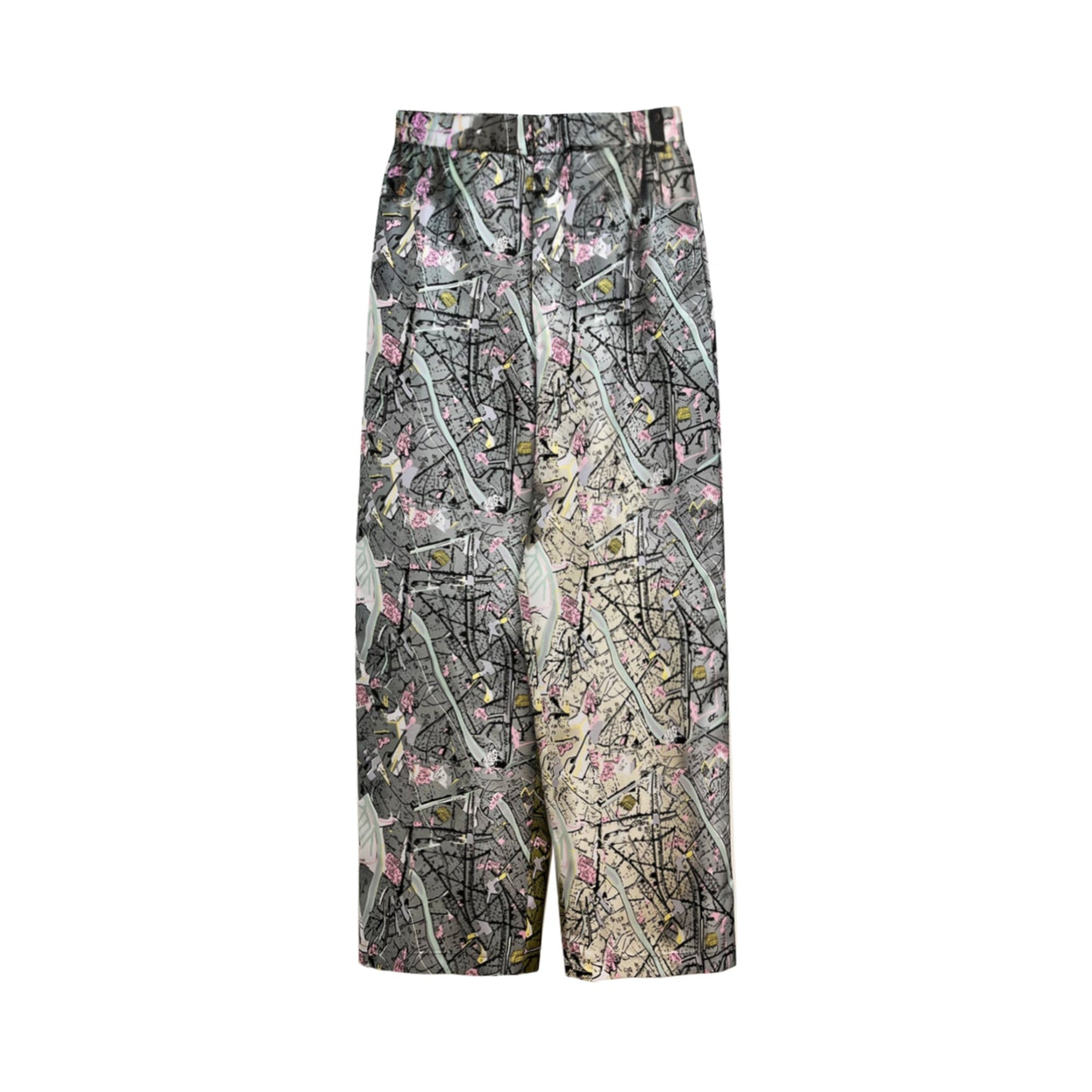 Fendi Map Printed Pants | Designer code: FB0748A9O4 | Luxury Fashion Eshop | Lamode.com.hk