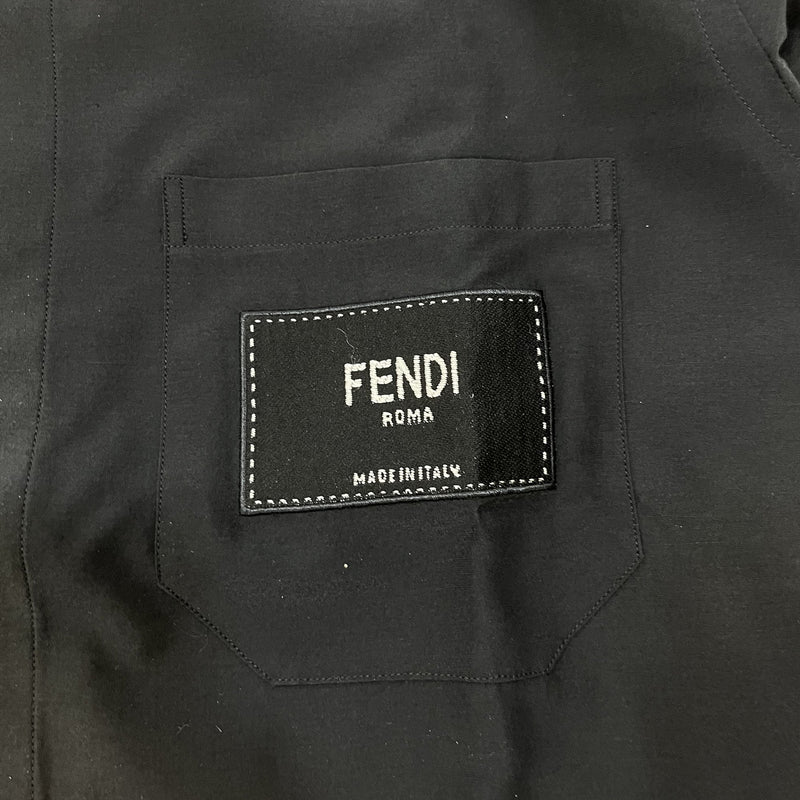 Fendi Logo Patch Long Sleeved Shirt | Designer code: FS0585A9RT | Luxury Fashion Eshop | Lamode.com.hk