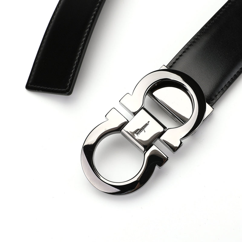 Salvatore Ferragamo Reversable Gancini Buckle Leather Belt | Designer code: 644557 | Luxury Fashion Eshop | Lamode.com.hk