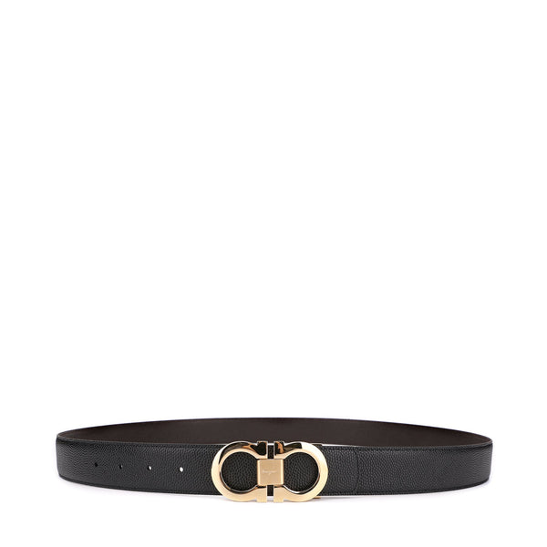 Salvatore Ferragamo Reversible Gancini Buckle Leather Belt (Without Box), Designer code: 694743, Luxury Fashion Eshop