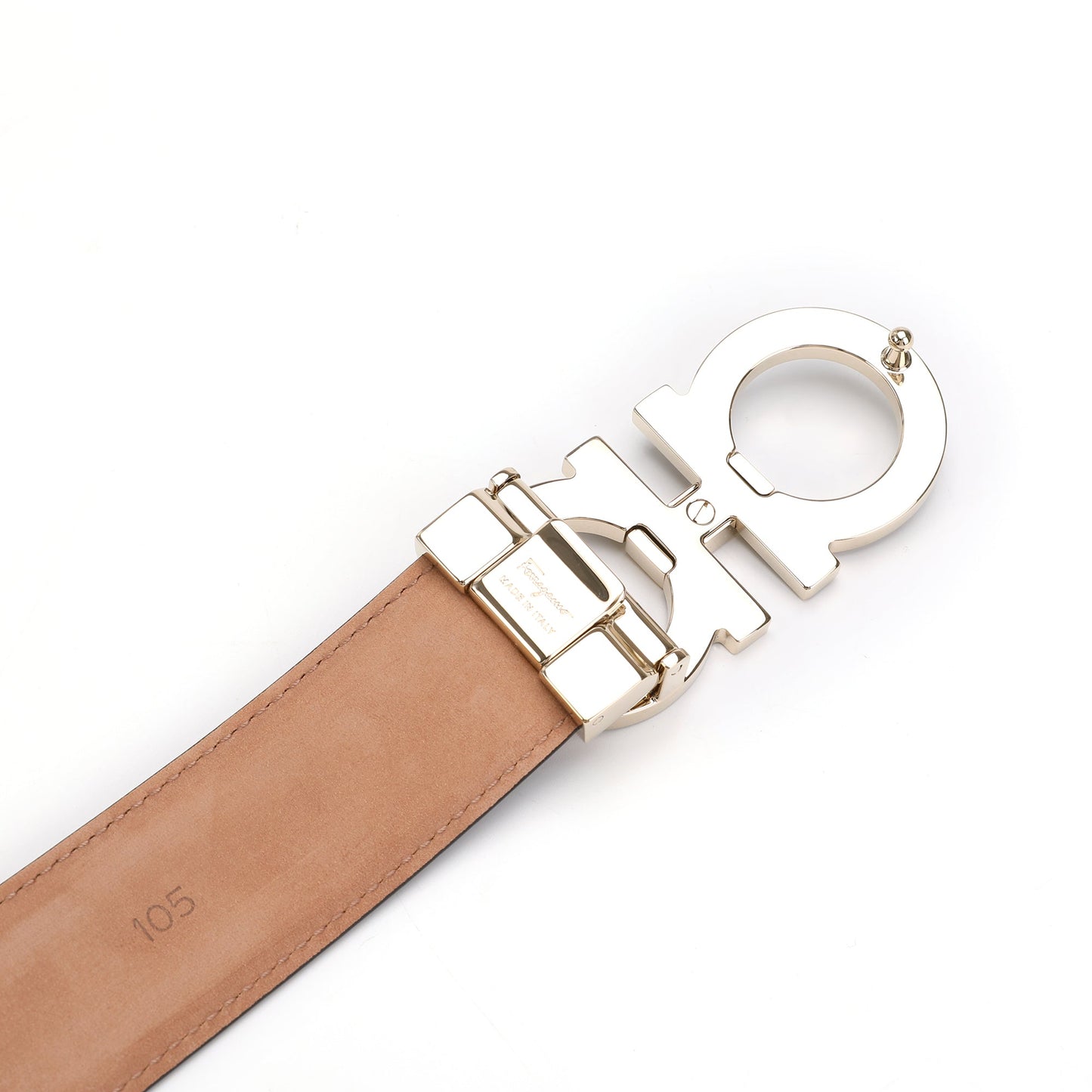 Salvatore Ferragamo Gancini Logo Belt | Designer code: 706675 | Luxury Fashion Eshop | Lamode.com.hk