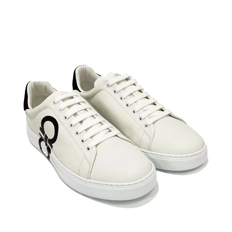 Salvatore Ferragamo Gancini Lace Up Sneakers | Designer code: 747213 | Luxury Fashion Eshop | Lamode.com.hk