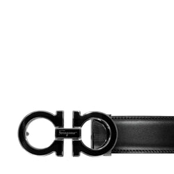 Salvatore Ferragamo Tonal Gancini Buckle Belt | Designer code: 671502 | Luxury Fashion Eshop | Lamode.com.hk