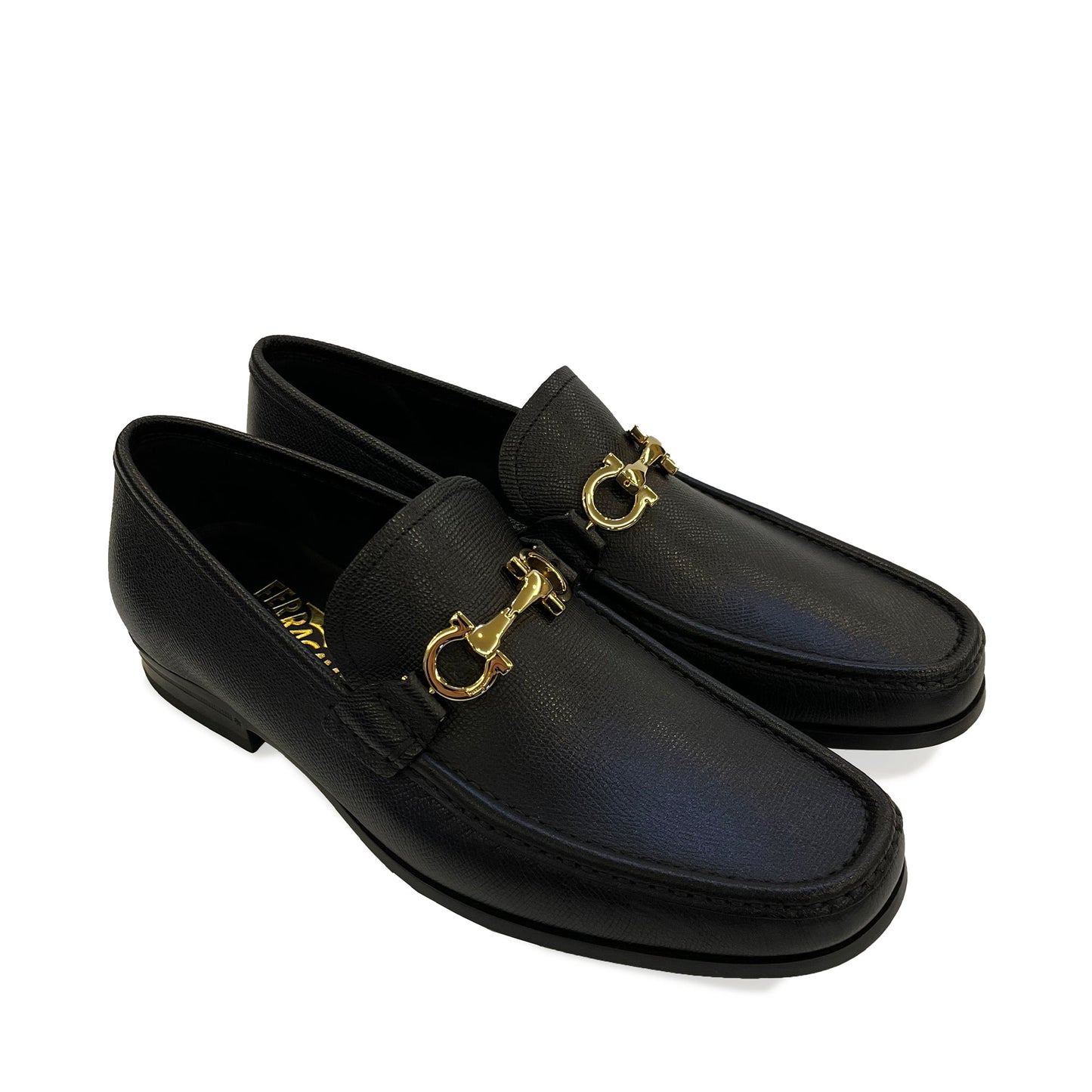 Salvatore Ferragamo Moccasin With Ganicini Reversible Ornament | Designer code: 740679 | Luxury Fashion Eshop | Lamode.com.hk