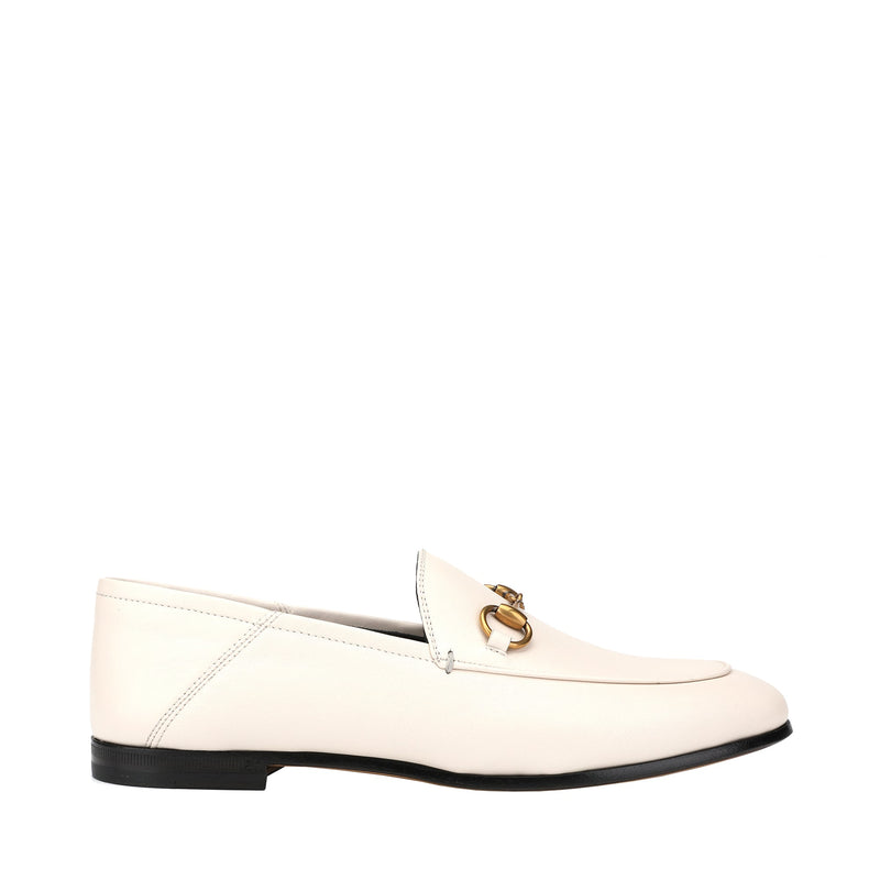 Gucci Babouche Counter Horsebit Leather Loafers | Designer code: 414998DLC00 | Luxury Fashion Eshop | Lamode.com.hk