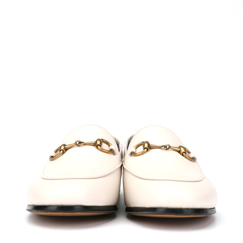 Gucci Babouche Counter Horsebit Leather Loafers | Designer code: 414998DLC00 | Luxury Fashion Eshop | Lamode.com.hk