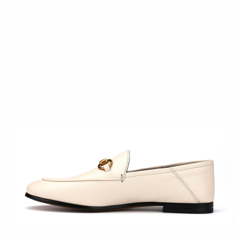 Gucci Babouche Counter Horsebit Leather Loafers | Designer code: 414998DLC00 | Luxury Fashion Eshop | Lamode.com.hk