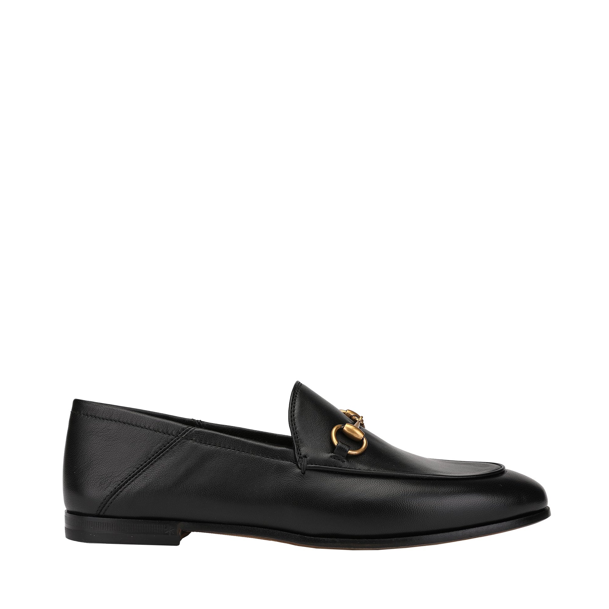Gucci Babouche Counter Horsebit Leather Loafers | Designer code: 414998DLC00 | Luxury Fashion Eshop | Lamode.com.hk