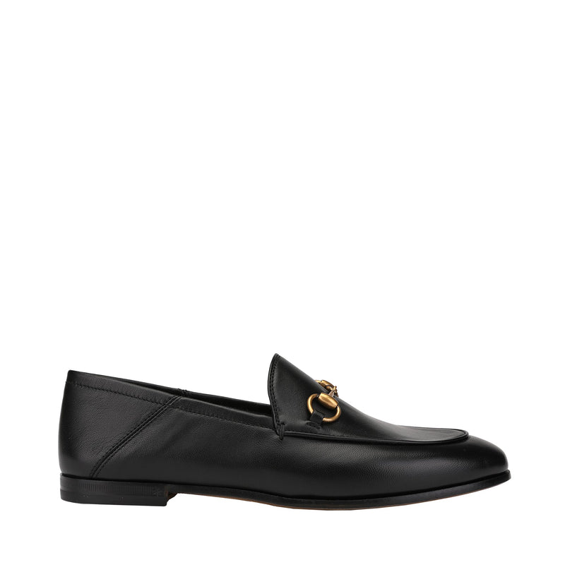 Gucci Babouche Counter Horsebit Leather Loafers | Designer code: 414998DLC00 | Luxury Fashion Eshop | Lamode.com.hk