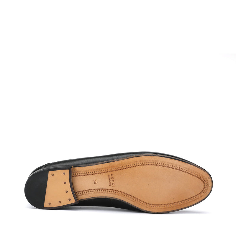 Gucci Babouche Counter Horsebit Leather Loafers | Designer code: 414998DLC00 | Luxury Fashion Eshop | Lamode.com.hk