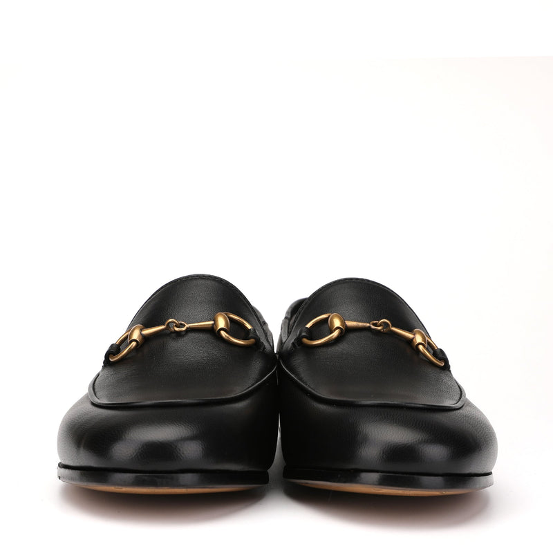Gucci Babouche Counter Horsebit Leather Loafers | Designer code: 414998DLC00 | Luxury Fashion Eshop | Lamode.com.hk