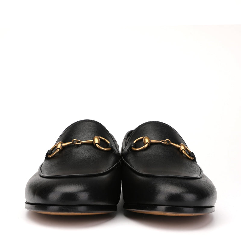 Gucci Jordaan Horsebit Leather Loafers | Designer code: 407314DLC00 | Luxury Fashion Eshop | Lamode.com.hk