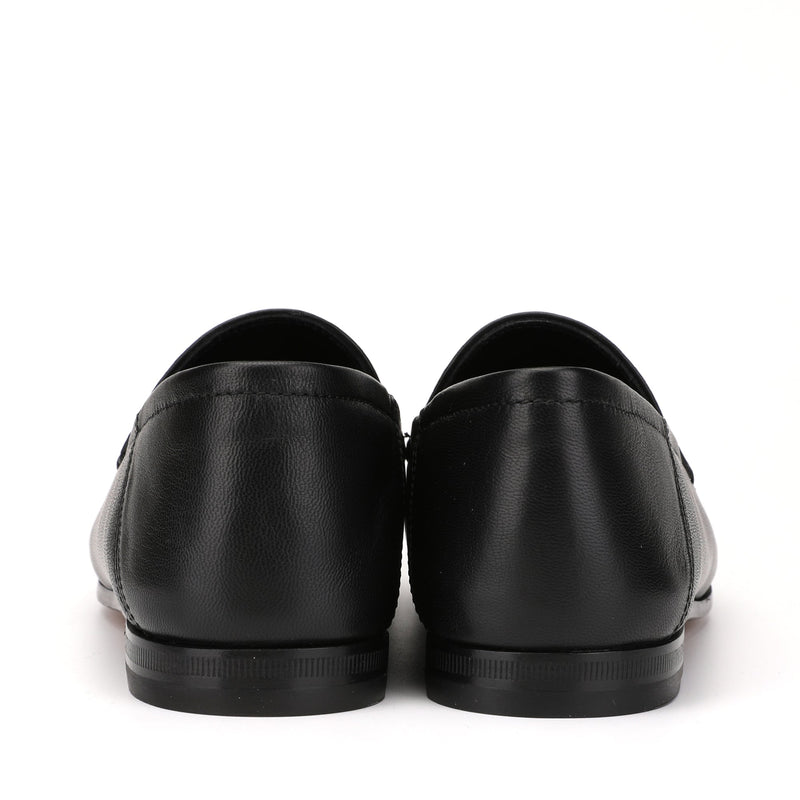 Gucci Babouche Counter Horsebit Leather Loafers | Designer code: 414998DLC00 | Luxury Fashion Eshop | Lamode.com.hk