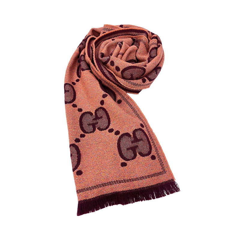 Gucci GG Wool Jacquard Scarf | Designer code: 5989933GC15 | Luxury Fashion Eshop | Lamode.com.hk