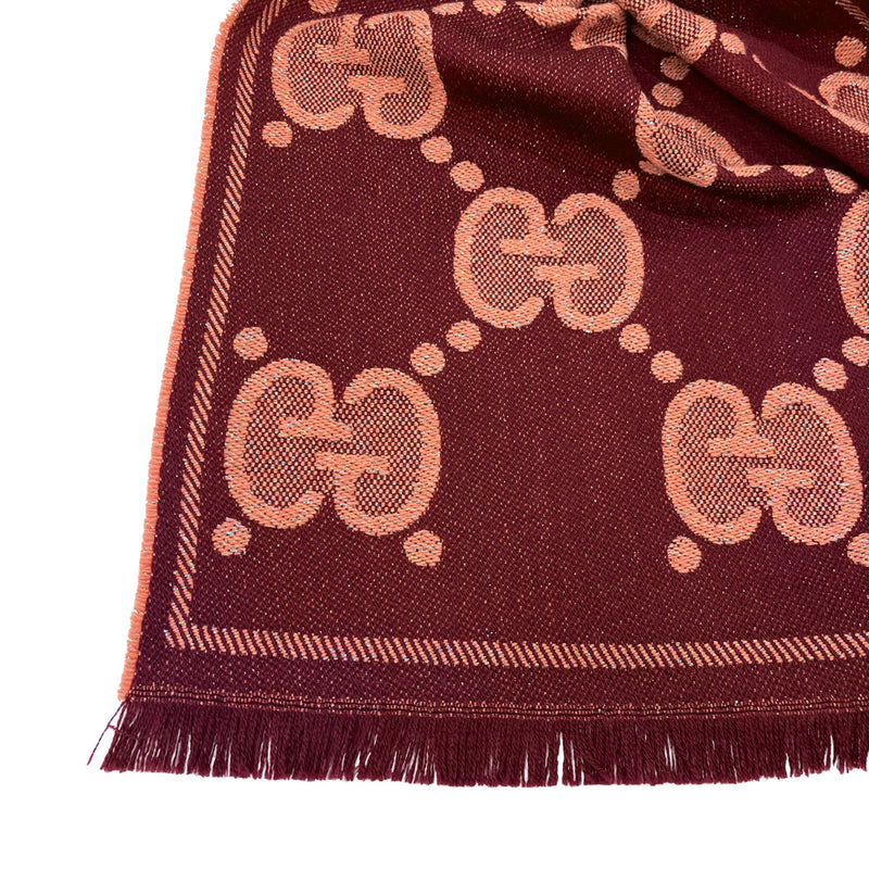 Gucci GG Wool Jacquard Scarf | Designer code: 5989933GC15 | Luxury Fashion Eshop | Lamode.com.hk