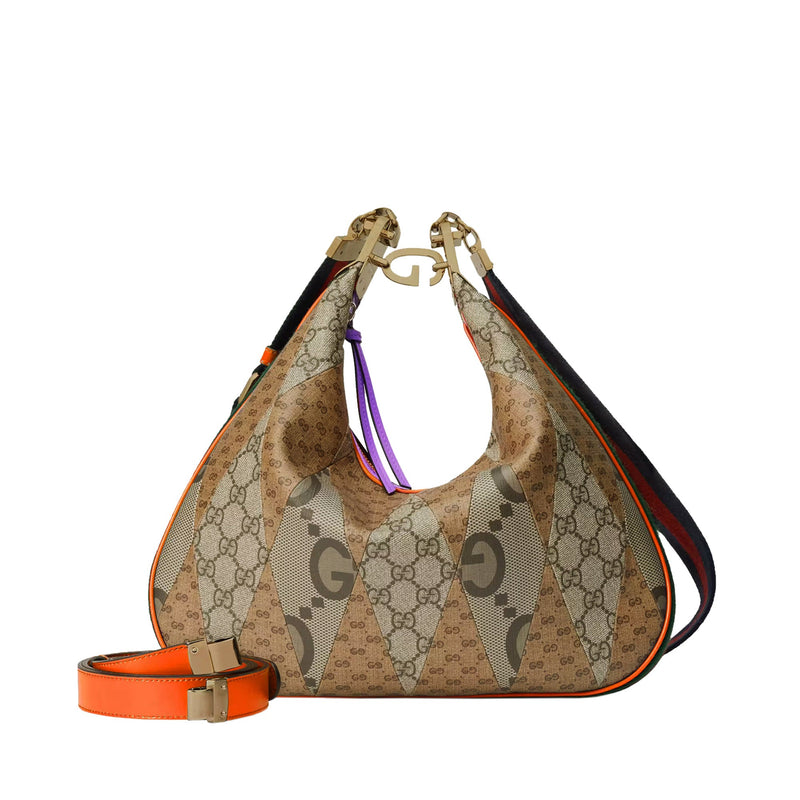 Gucci Attache Large Shoulder Bag | Designer code: 702823UAAAT | Luxury Fashion Eshop | Lamode.com.hk