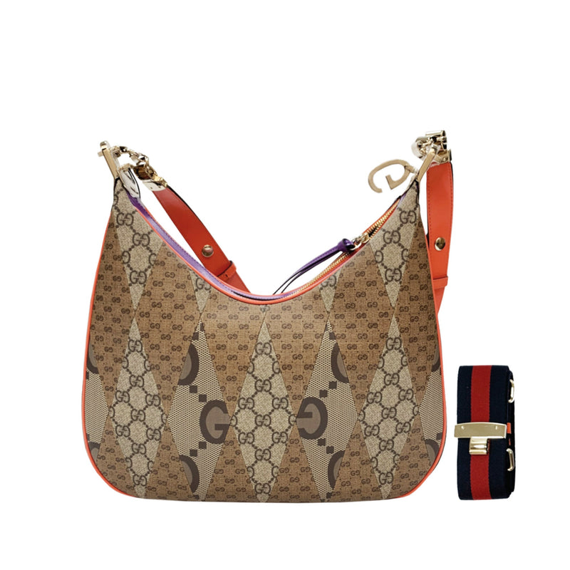Gucci Attache Large Shoulder Bag | Designer code: 702823UAAAT | Luxury Fashion Eshop | Lamode.com.hk