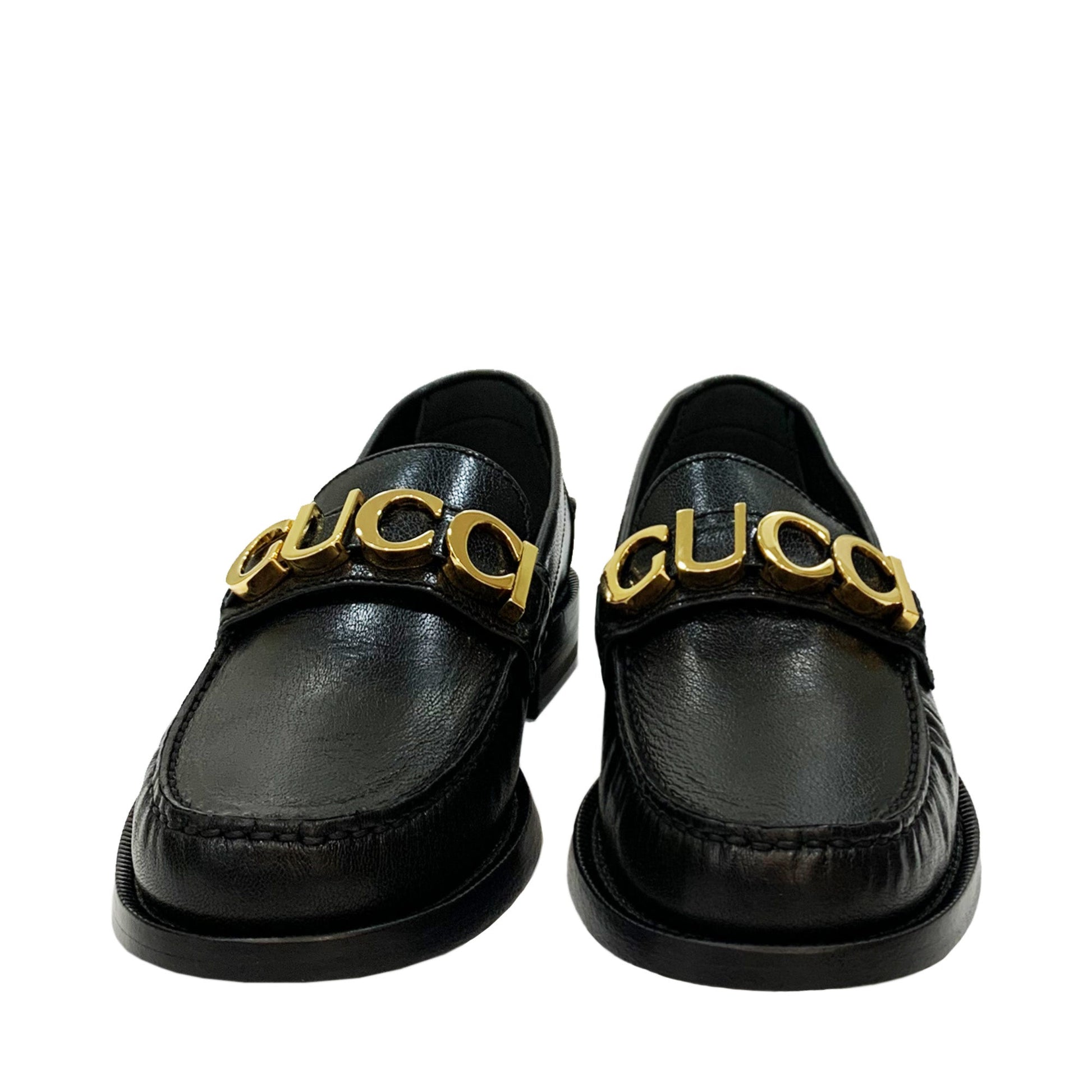 Gucci Logo Plaque Loafers | Designer code: 700036D3V00 | Luxury Fashion Eshop | Lamode.com.hk