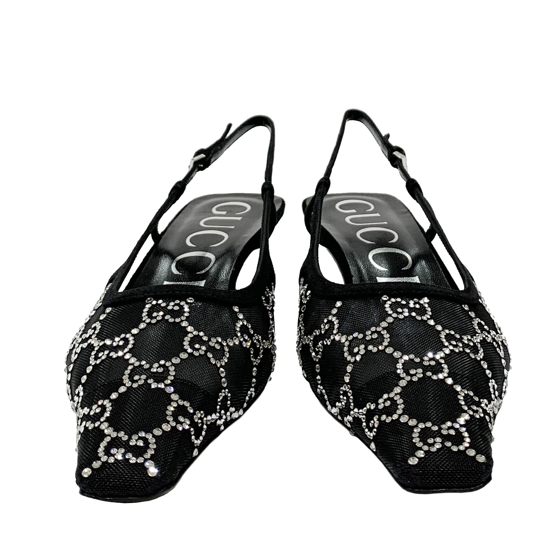 Gucci GG Slingback Pumps | Designer code: 675829F13A0 | Luxury Fashion Eshop | Lamode.com.hk