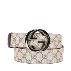 Gucci Supreme Double G Buckle Belt | Designer code: 411924KGDHN | Luxury Fashion Eshop | Lamode.com.hk
