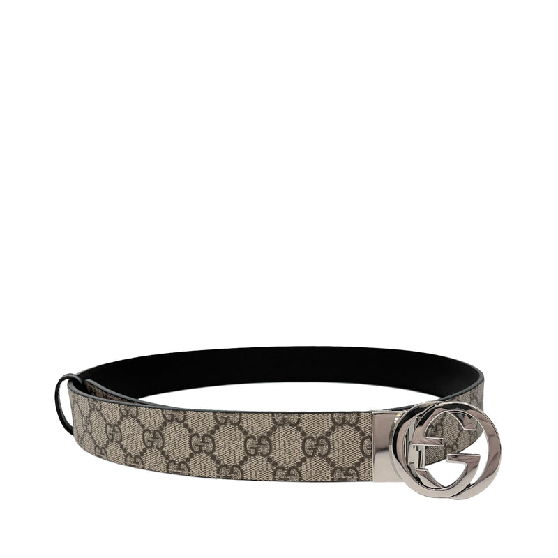 Gucci Reversible GG Supreme Belt | Designer code: 473030KGDHN | Luxury Fashion Eshop | Lamode.com.hk