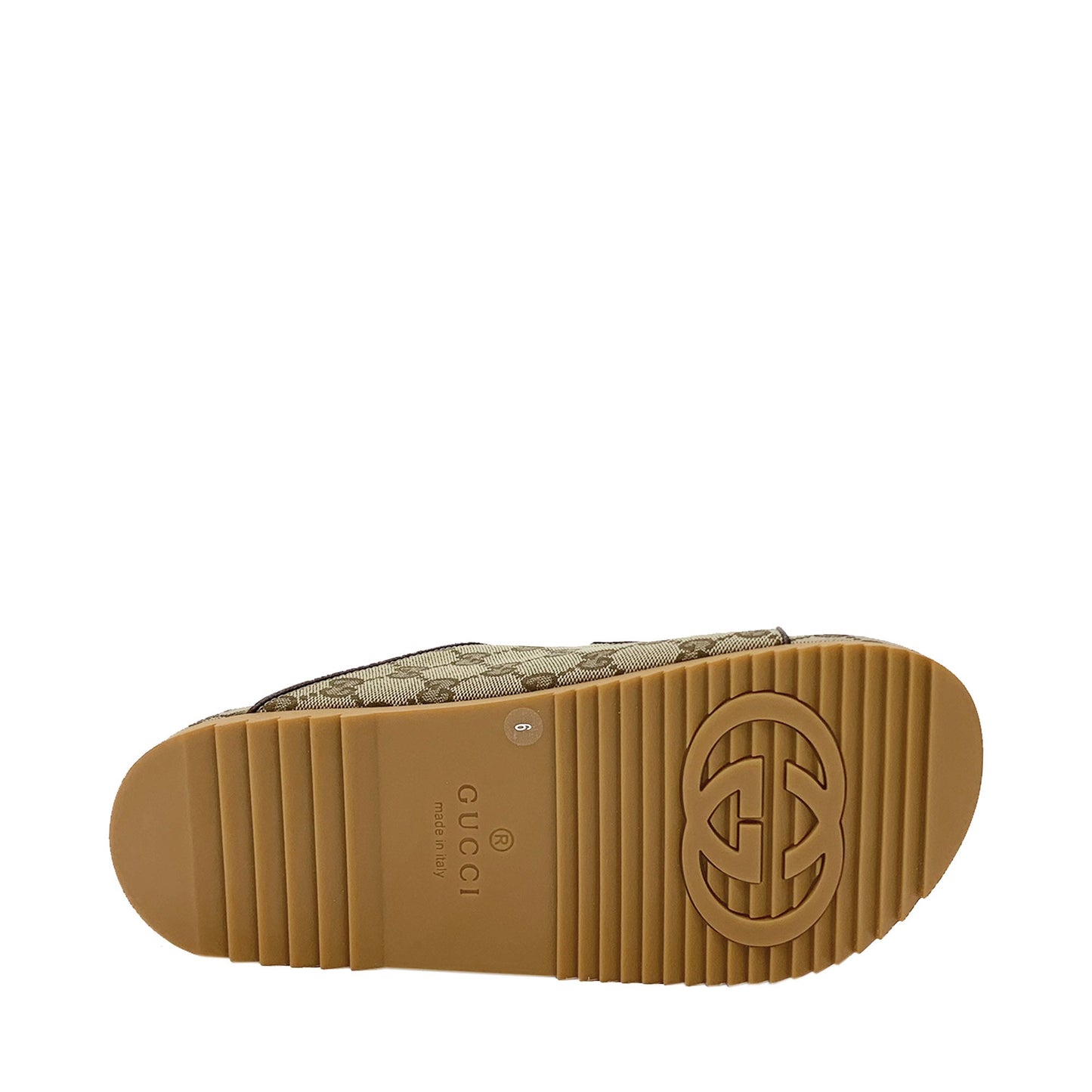 Gucci GG canvas Slide Sandal | Designer code: 6580202HK60 | Luxury Fashion Eshop | Lamode.com.hk