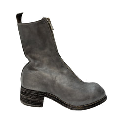 Guidi PL2 Leather Front Zip Ankle Boot | Designer code: PL2SHFG | Luxury Fashion Eshop | Lamode.com.hk