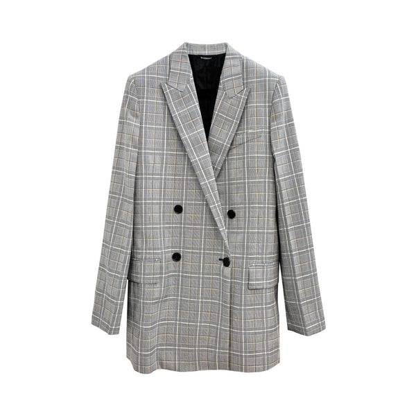 Givenchy Check Pattern Double Breasted Blazer | Designer code: BW30BW130Z | Luxury Fashion Eshop | Lamode.com.hk