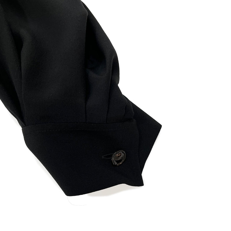 Givenchy Wrap Front Silk Draped Blouse | Designer code: BW60S612EH | Luxury Fashion Eshop | Lamode.com.hk