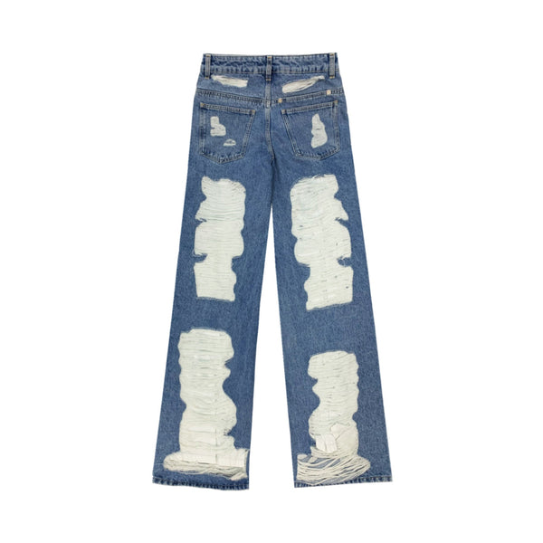 Givenchy Destroyed Workwear Jeans | Designer code: BW50WT50TU | Luxury Fashion Eshop | Lamode.com.hk