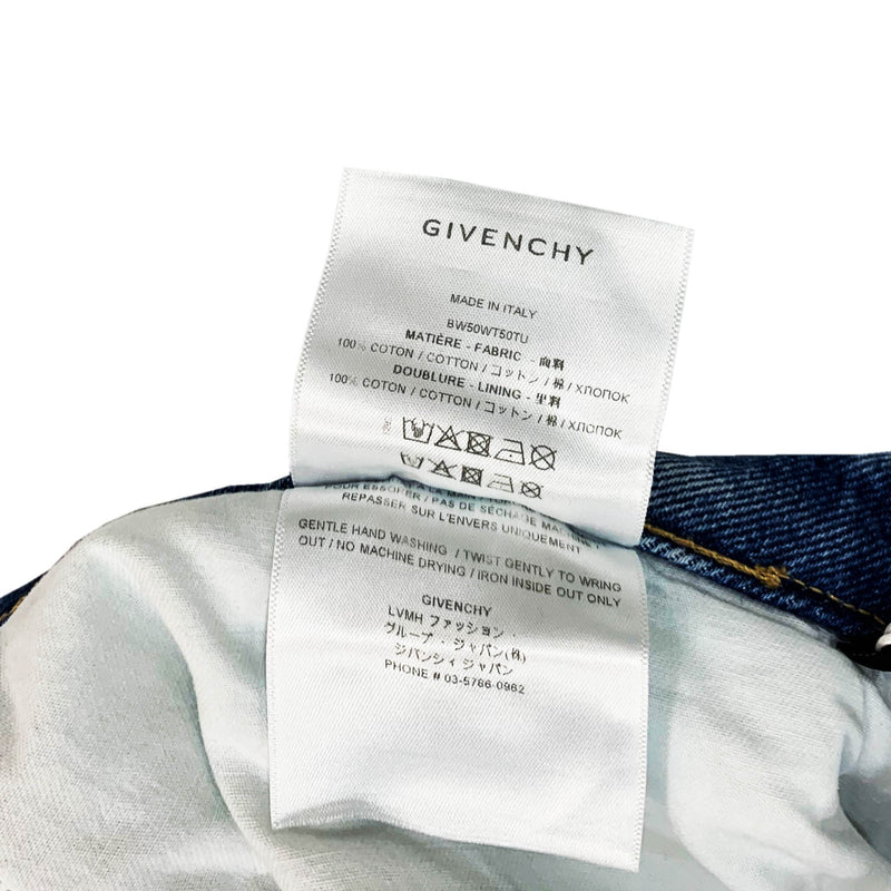 Givenchy Destroyed Workwear Jeans | Designer code: BW50WT50TU | Luxury Fashion Eshop | Lamode.com.hk