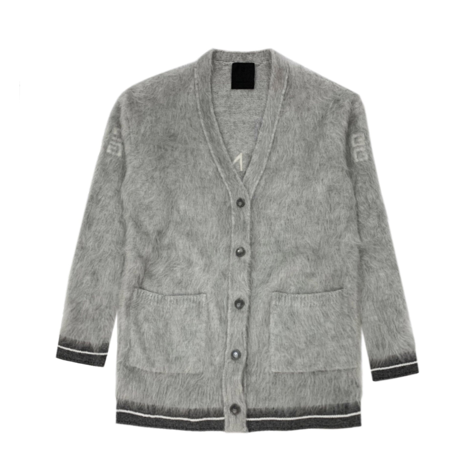 Givenchy Cardigan In 4G Brushed Mohair | Designer code: BW90K04ZEW | Luxury Fashion Eshop | Lamode.com.hk