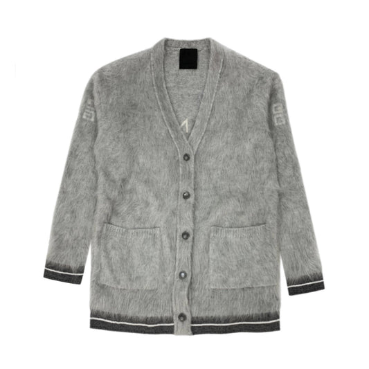 Givenchy Cardigan In 4G Brushed Mohair | Designer code: BW90K04ZEW | Luxury Fashion Eshop | Lamode.com.hk