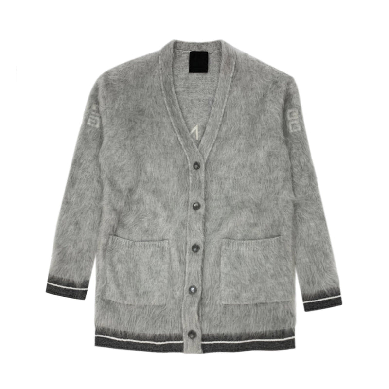 Givenchy Cardigan In 4G Brushed Mohair | Designer code: BW90K04ZEW | Luxury Fashion Eshop | Lamode.com.hk