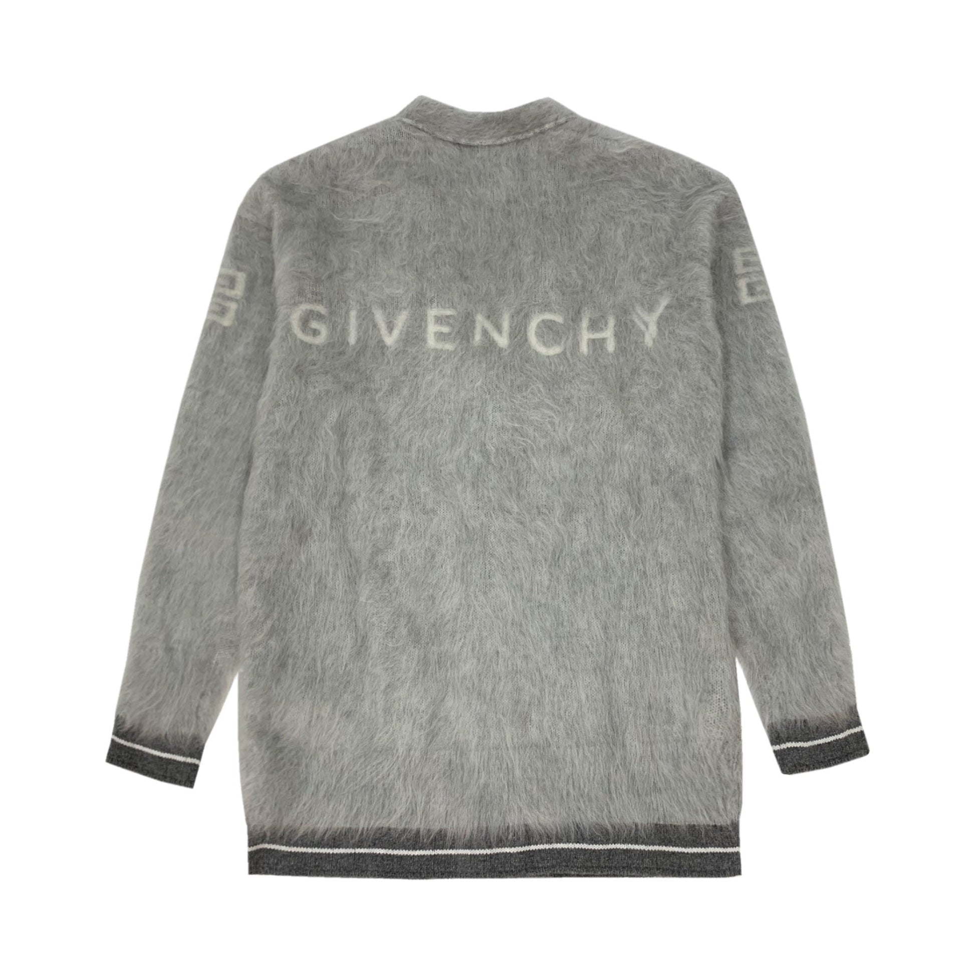 Givenchy Cardigan In 4G Brushed Mohair | Designer code: BW90K04ZEW | Luxury Fashion Eshop | Lamode.com.hk