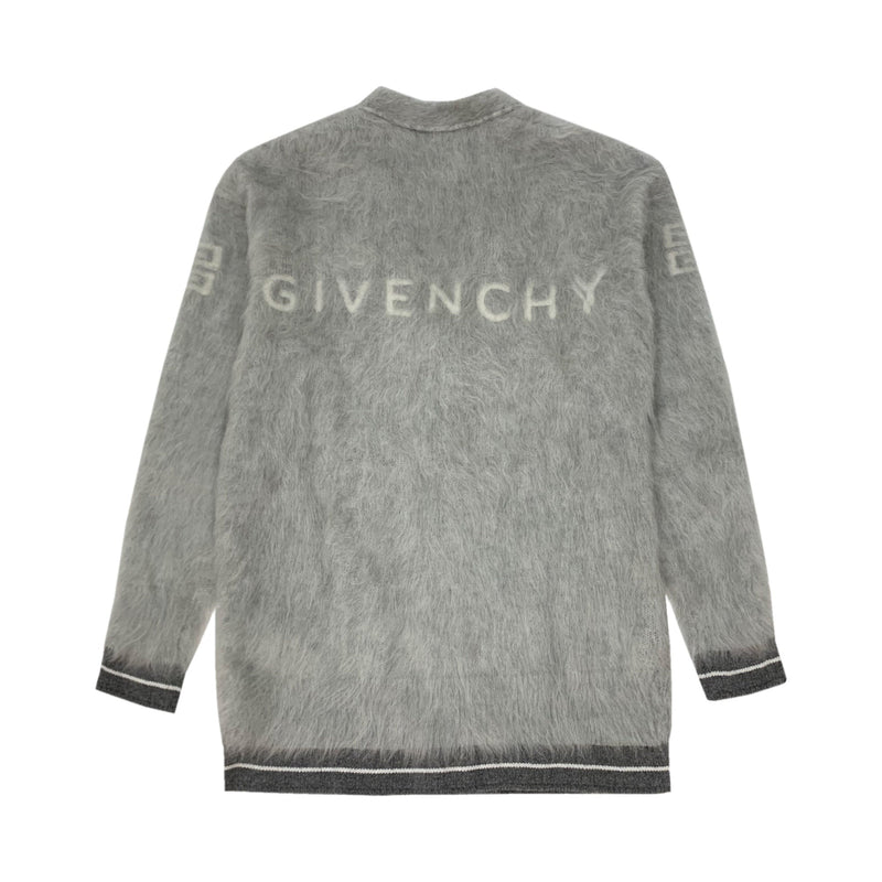 Givenchy Cardigan In 4G Brushed Mohair | Designer code: BW90K04ZEW | Luxury Fashion Eshop | Lamode.com.hk
