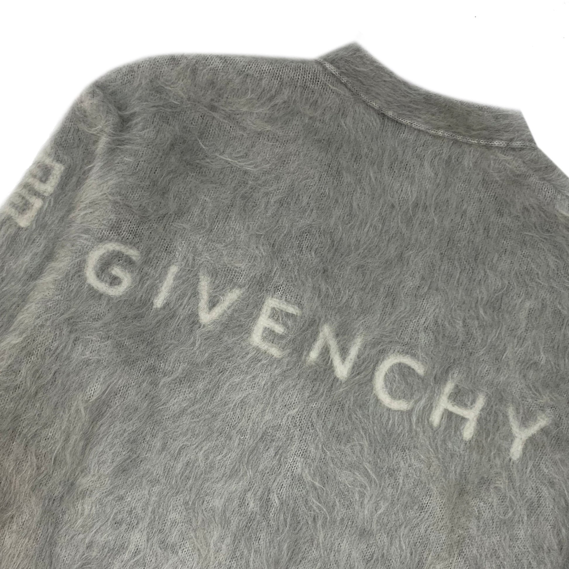 Givenchy Cardigan In 4G Brushed Mohair | Designer code: BW90K04ZEW | Luxury Fashion Eshop | Lamode.com.hk