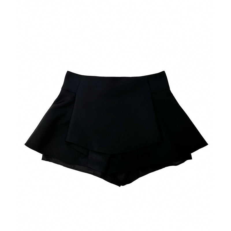 Givenchy Black Wool Blend Shorts | Designer code: BW50UT13QB | Luxury Fashion Eshop | Lamode.com.hk