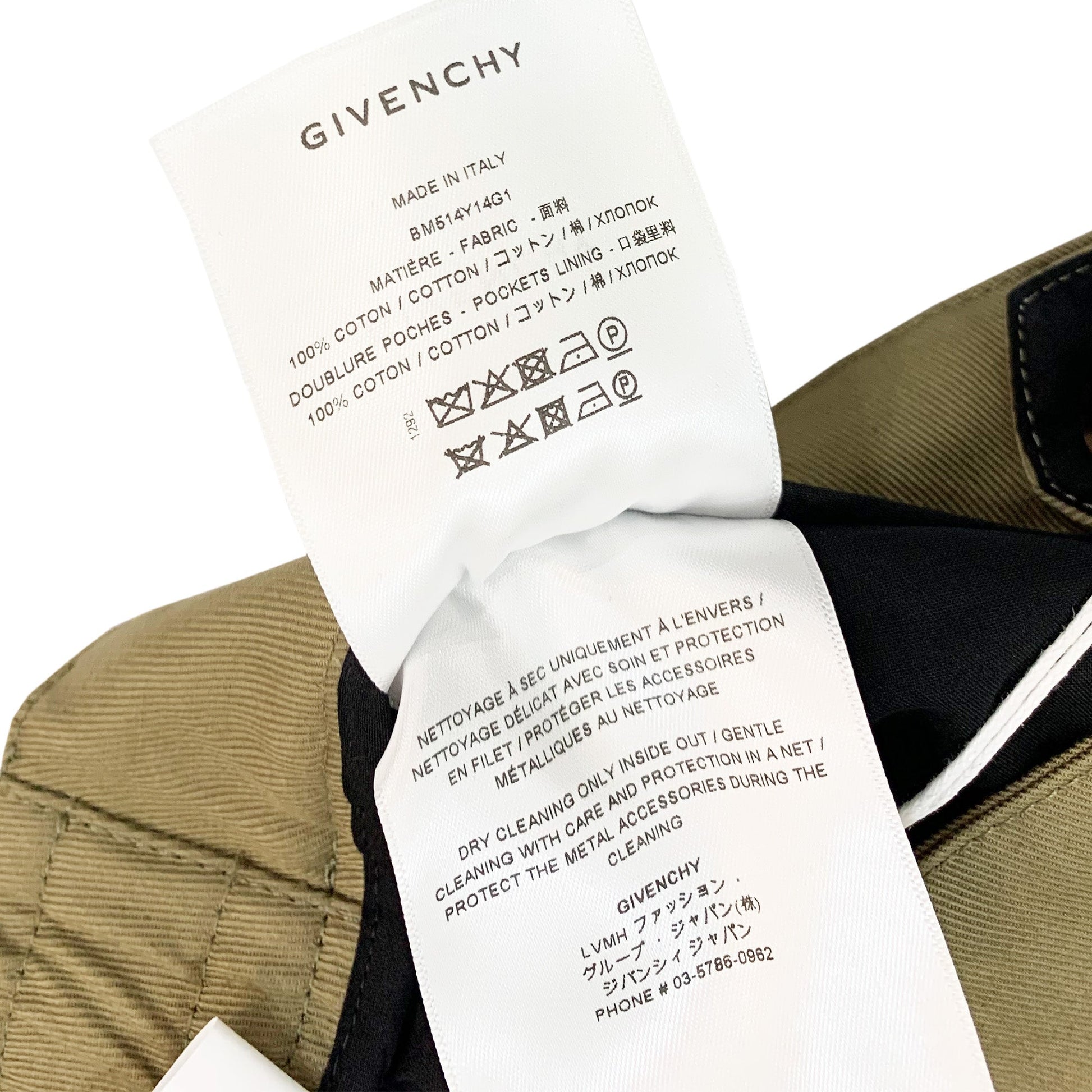 Givenchy Cargo Pants | Designer code: BM514Y14G1 | Luxury Fashion Eshop | Lamode.com.hk