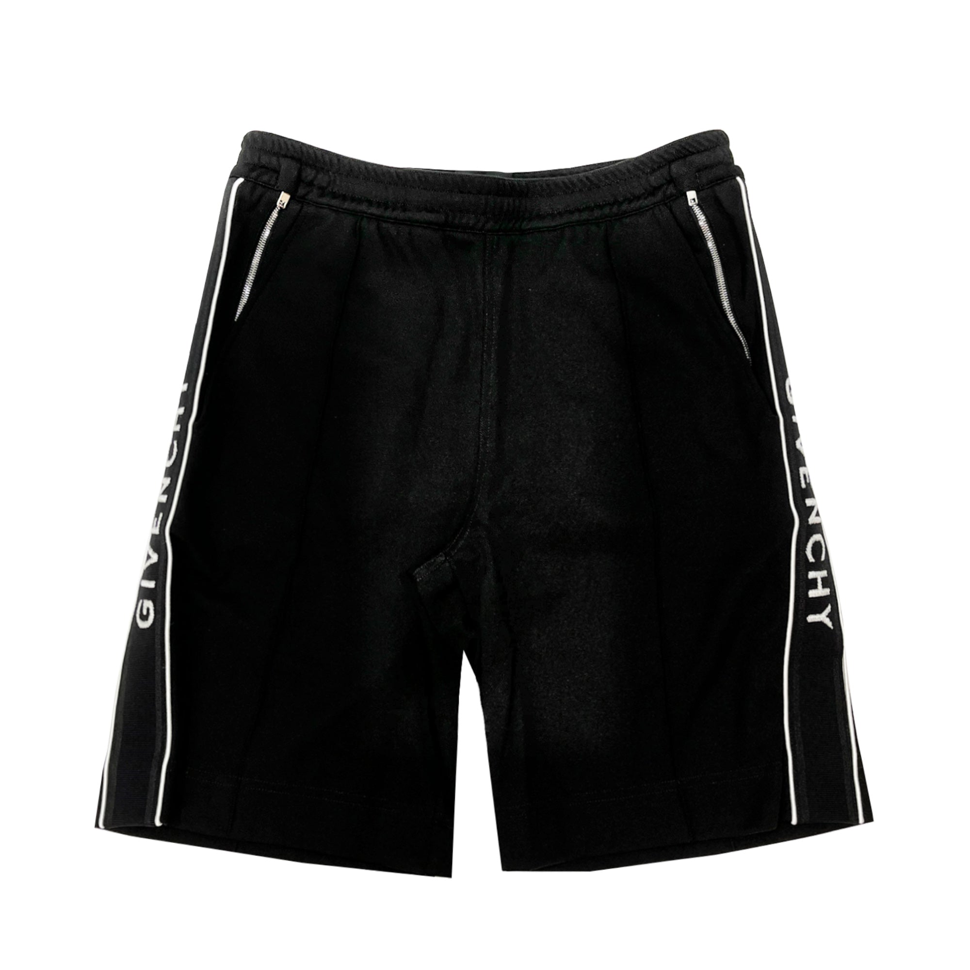 Givenchy Logo Tape Track Shorts | Designer code: BM50ZK30Q6 | Luxury ...