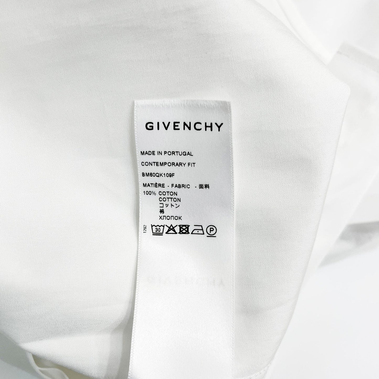 Givenchy Metallic Details Shirt | Designer code: BM60QK109F | Luxury Fashion Eshop | Lamode.com.hk