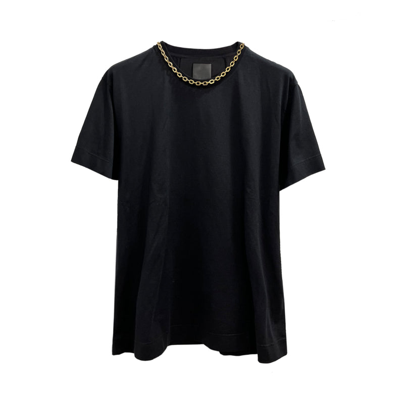 Givenchy Chain Trimmed T-Shirt | Designer code: BM718Z3Y6B | Luxury Fashion Eshop | Lamode.com.hk