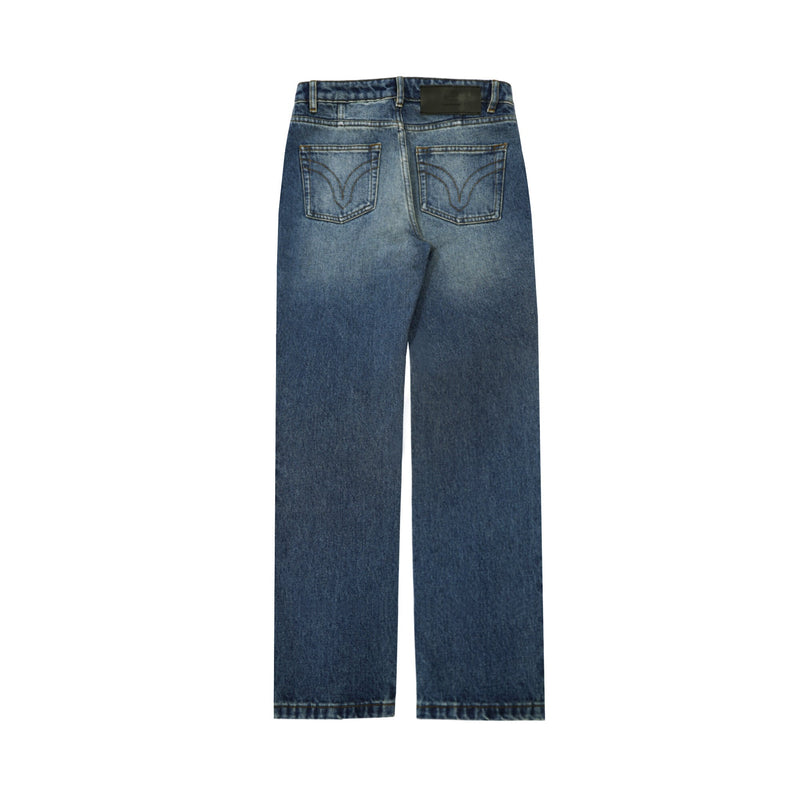 Ami Paris Straight Leg Jeans | Designer code: FTR020DE0001 | Luxury Fashion Eshop | Lamode.com.hk