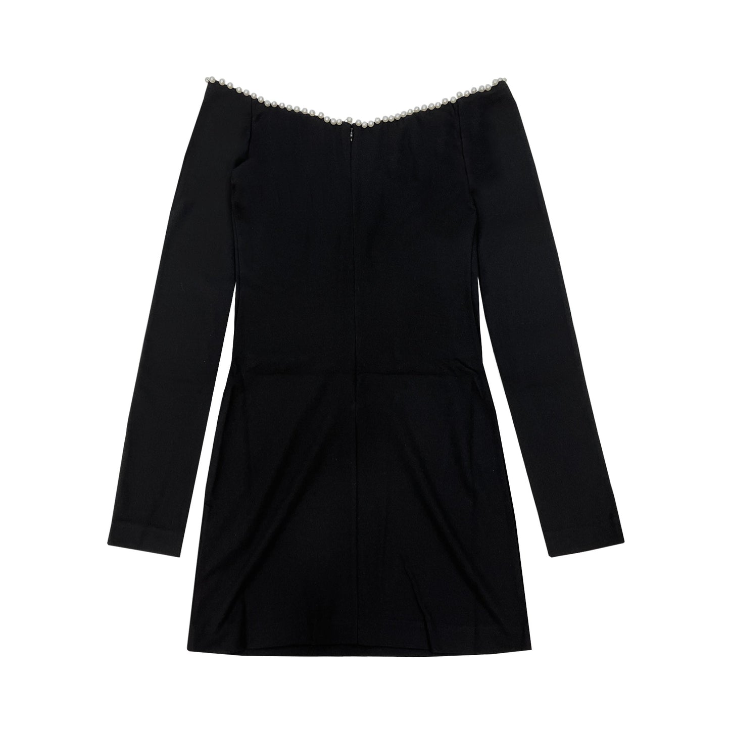 Label Mirror Dress With Pearl Details | Designer code: LM2022SS022 | Luxury Fashion Eshop | Lamode.com.hk