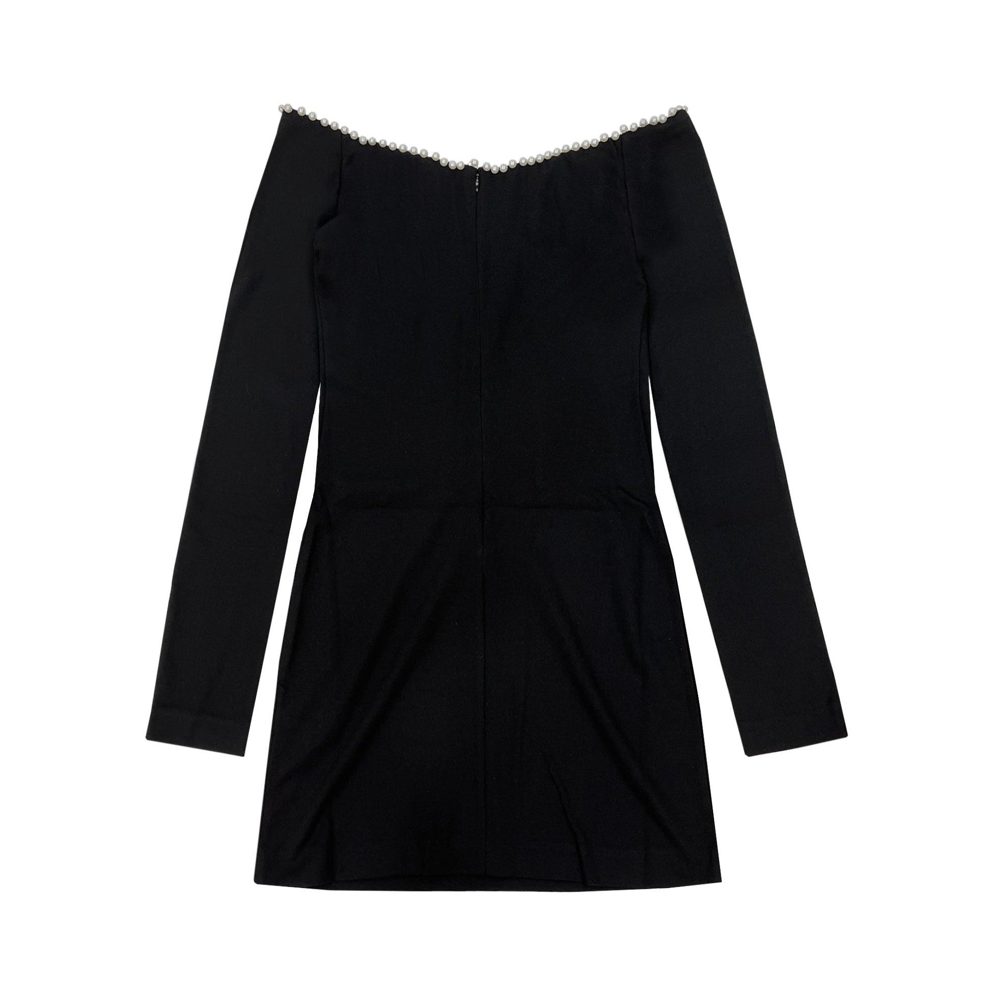Label Mirror Dress With Pearl Details | Designer code: LM2022SS022 | Luxury Fashion Eshop | Lamode.com.hk